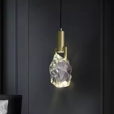 Moderne Kristallen Hanglamp – Luxe Messing & LED Verlichting, Elegant en Sfeervol