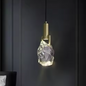 Moderne Kristallen Hanglamp – Luxe Messing & LED Verlichting, Elegant en Sfeervol
