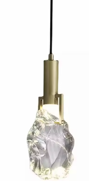 Moderne Kristallen Hanglamp – Luxe Messing & LED Verlichting, Elegant en Sfeervol