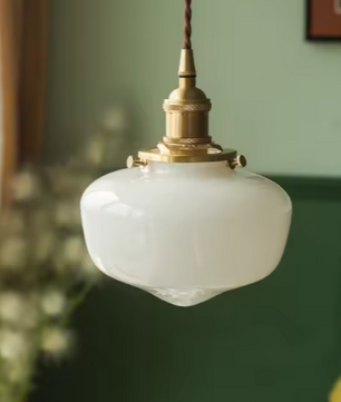 Japanse Glas Hanglamp – Minimalistisch LED Design, Scandinavisch en Sfeervol