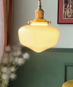 Japanse Glas Hanglamp – Minimalistisch LED Design, Scandinavisch en Sfeervol