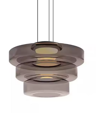 Luxe LED Glazen Hanglamp – Verstelbare Kroonluchter voor Woonkamer, Eetkamer & Keuken