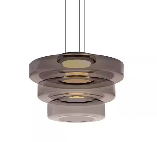 Luxe LED Glazen Hanglamp – Verstelbare Kroonluchter voor Woonkamer, Eetkamer & Keuken
