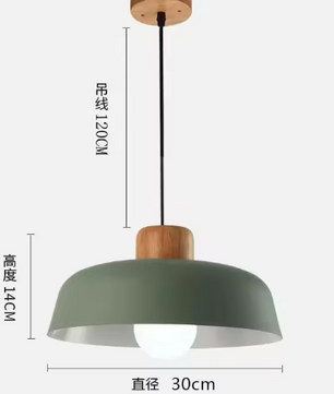 Scandinavische Houten Hanglamp – Moderne Macaron Plafondlamp voor Woonkamer, Slaapkamer & Studeerkamer