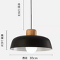 Scandinavische Houten Hanglamp – Moderne Macaron Plafondlamp voor Woonkamer, Slaapkamer & Studeerkamer
