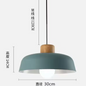 Scandinavische Houten Hanglamp – Moderne Macaron Plafondlamp voor Woonkamer, Slaapkamer & Studeerkamer