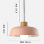 Scandinavische Houten Hanglamp – Moderne Macaron Plafondlamp voor Woonkamer, Slaapkamer & Studeerkamer