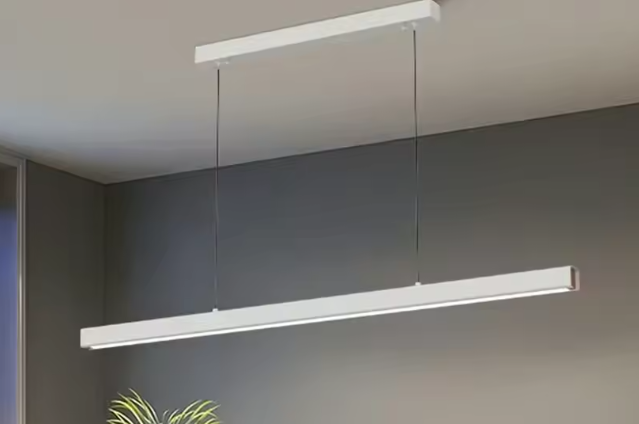 Moderne LED Hanglamp – Strakke Kroonluchter voor Woonkamer, Eetkamer & Kantoor