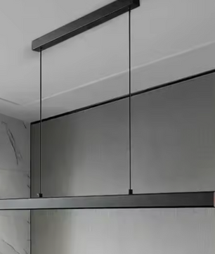 Moderne LED Hanglamp – Strakke Kroonluchter voor Woonkamer, Eetkamer & Kantoor