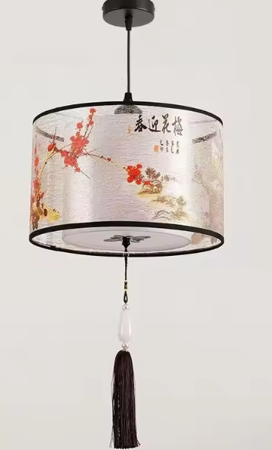 Nordic Stoffen LED Hanglamp – Moderne Kroonluchter voor Woonkamer & Slaapkamer