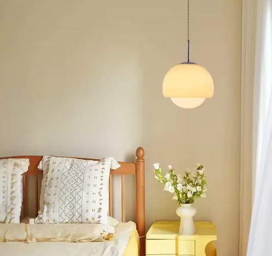 Ronde Hanglamp – Moderne Balvormige Plafondlamp voor Woonkamer, Restaurant & Café