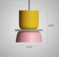Moderne Macaron LED Hanglamp – Kleurrijke Plafondlamp voor Eetkamer & Slaapkamer