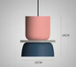 Moderne Macaron LED Hanglamp – Kleurrijke Plafondlamp voor Eetkamer & Slaapkamer