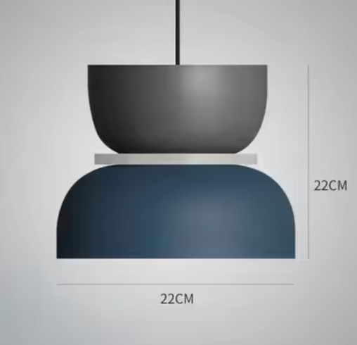 Moderne Macaron LED Hanglamp – Kleurrijke Plafondlamp voor Eetkamer & Slaapkamer