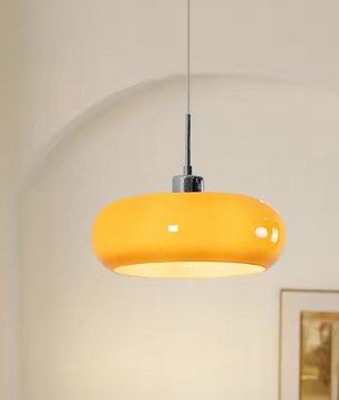 Nordic Retro Glazen Hanglamp – Moderne Plafondlamp voor Eetkamer & Woonkamer