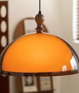 Bauhaus Scandinavische Hanglamp – Acryl & Hout Plafondlamp voor Eetkamer & Woonkamer