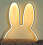 Konijn LED Nachtlampje – USB Bureaulamp, Kinderkamer & Sfeerverlichting