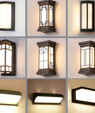 LED Buitenwandlamp – Waterdicht IP66 & Bewegingssensor, Tuin- en Verandaverlichting