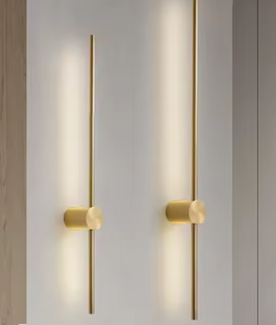 Nordic Wandlamp – Minimalistisch Metaal & LED, Modern Luxe Design