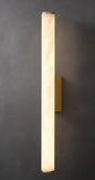 Luxe Marmeren Wandlamp – Minimalistisch Design met Massief Koper