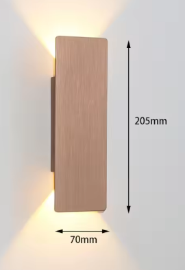Moderne LED Wandlamp – Aluminium Binnenverlichting voor Slaapkamer, Woonkamer & Gang