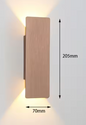 Moderne LED Wandlamp – Aluminium Binnenverlichting voor Slaapkamer, Woonkamer & Gang