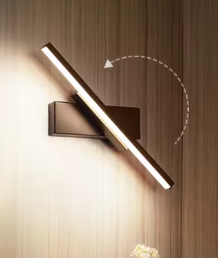 Moderne LED Wandlamp – Draaibare Badkamerspiegel & Sfeerverlichting