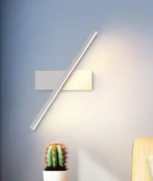 Moderne LED Wandlamp – Draaibare Badkamerspiegel & Sfeerverlichting