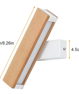 Moderne Magnetische Wandlamp – 4W LED, 360° Draaibaar, Warm Licht