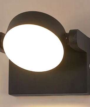 Moderne LED Wandlamp – 20W Binnen & Buiten, Draaibaar Paneel, Warm Wit Licht