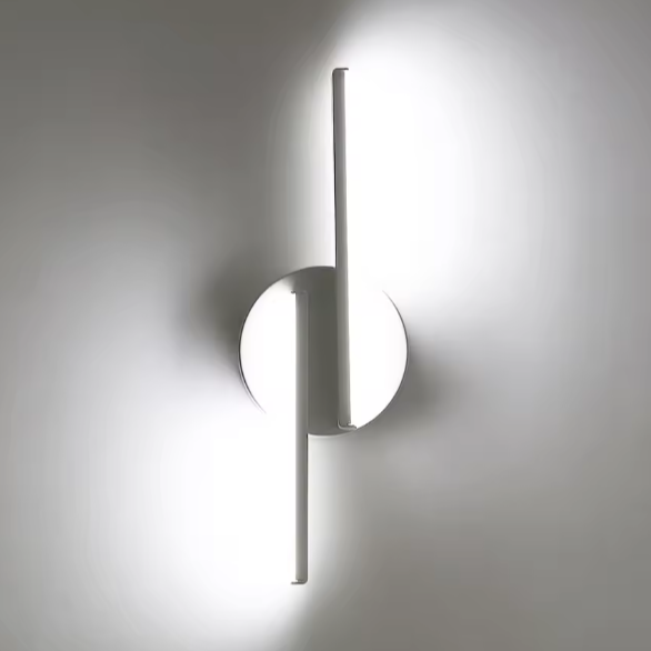 Moderne LED Wandlamp – 16W Aluminium, Koel Wit 6500K, 45 cm