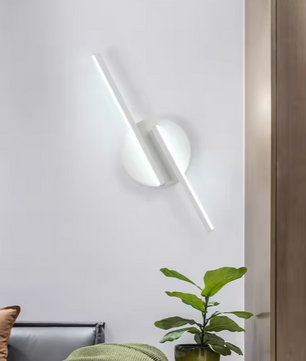 Moderne LED Wandlamp – 16W Aluminium, Koel Wit 6500K, 45 cm