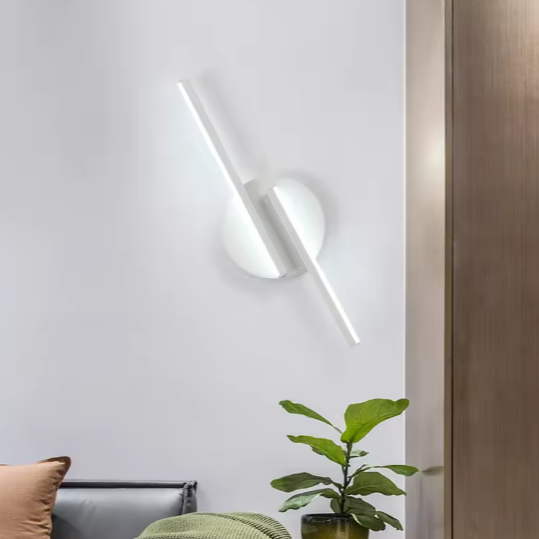 Moderne LED Wandlamp – 16W Aluminium, Koel Wit 6500K, 45 cm