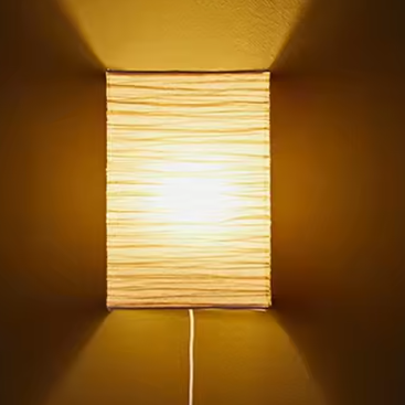 Papieren Wandlamp – Lichtgewicht E14 Sfeerverlichting voor Gang & Slaapkamer