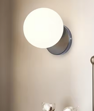 LED Glazen Bol Wandlamp – Moderne Sfeerverlichting voor Woon- & Slaapkamer