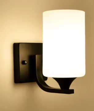 Nordic Glazen Wandlamp – Minimalistische LED Sfeerverlichting voor Woon- & Slaapkamer