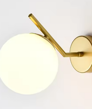 Nordic Glazen Wandlamp – Minimalistische LED Sfeerverlichting voor Woon- & Slaapkamer