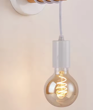 Retro Houten Wandlamp – Vintage E27 Sfeerverlichting voor Woon- & Slaapkamer