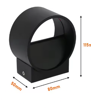 Ronde LED Wandlamp 6W – Moderne Aluminium Sfeerverlichting voor Woon- & Slaapkamer