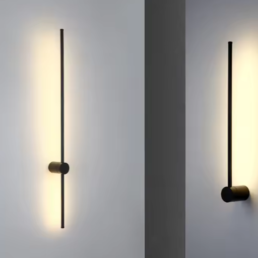 350 ° Rotatie LED Wandlamp voor Woonkamer Moderne Lange Wandlampen Voor Thuis Slaapkamer Trappen Woonkamer Bank Achtergrondverlichting Decoratie Lamp 110-220V