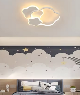 Stervormige LED Plafondlamp – 31W, Dimbaar 3000–6500K met Afstandsbediening