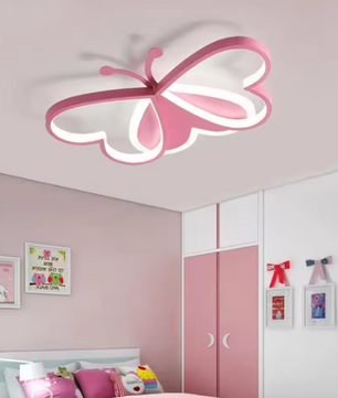 Vlinder LED Plafondlamp – Creatieve Kinderkamer & Slaapkamerverlichting, 90W