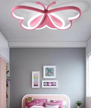 Vlinder LED Plafondlamp – Creatieve Kinderkamer & Slaapkamerverlichting, 90W