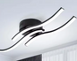 Moderne LED Kroonluchter – 3-Armig Golvend Design, 21W Chroom