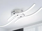 Moderne LED Kroonluchter – 3-Armig Golvend Design, 21W Chroom