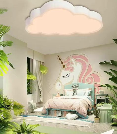 Wolkvormige LED Plafondlamp – 36W Acryl, Warm Licht & Modern Design