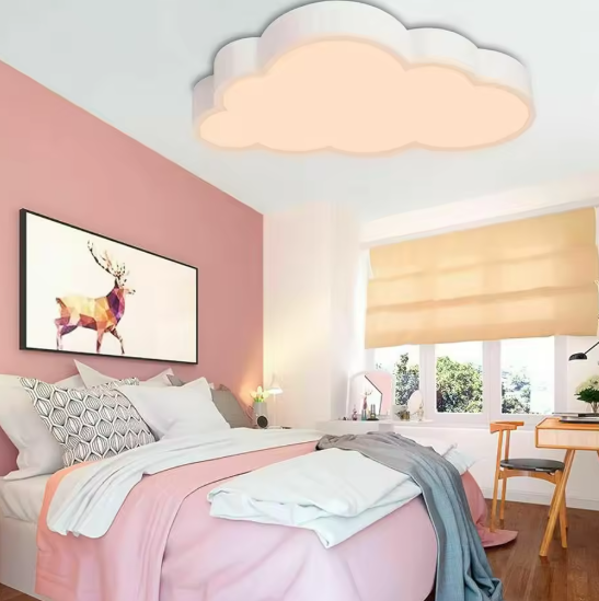 Wolkvormige LED Plafondlamp – 36W Acryl, Warm Licht & Modern Design