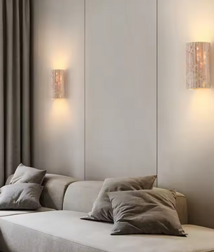 Wabi Sabi Natuursteen Wandlamp – Rustieke Elegantie & LED Verlichting