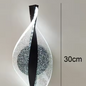 Moderne Wandkandelaar – Acryl, Goud/Zwart, LED Wandlamp voor Binnen en Buiten