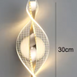 Moderne Wandkandelaar – Acryl, Goud/Zwart, LED Wandlamp voor Binnen en Buiten
